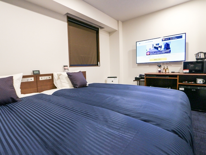◆ツインルームA◆全室スランバーランドベッドを完備しております。