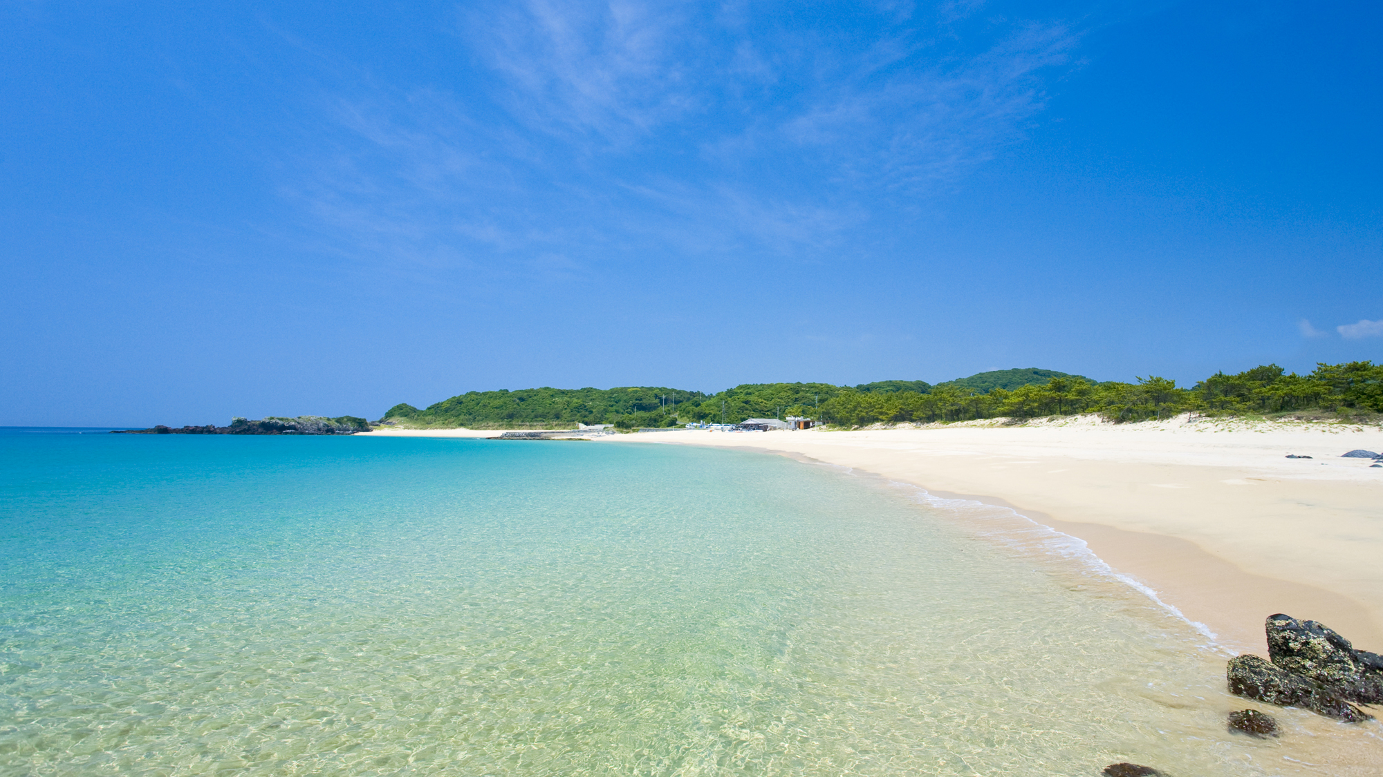 *【錦浜海水浴場】壱岐一番のマリンスポーツのメッカ！壱岐の三大ビーチで、シュノーケリングスポットも♪