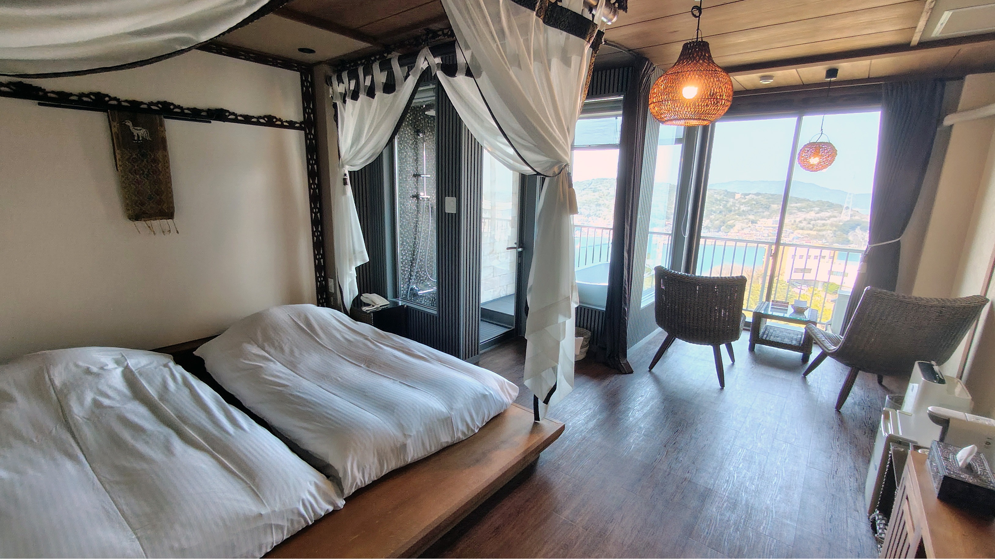 【オーシャンビュー】露天風呂付き客室タナ（ツイン）