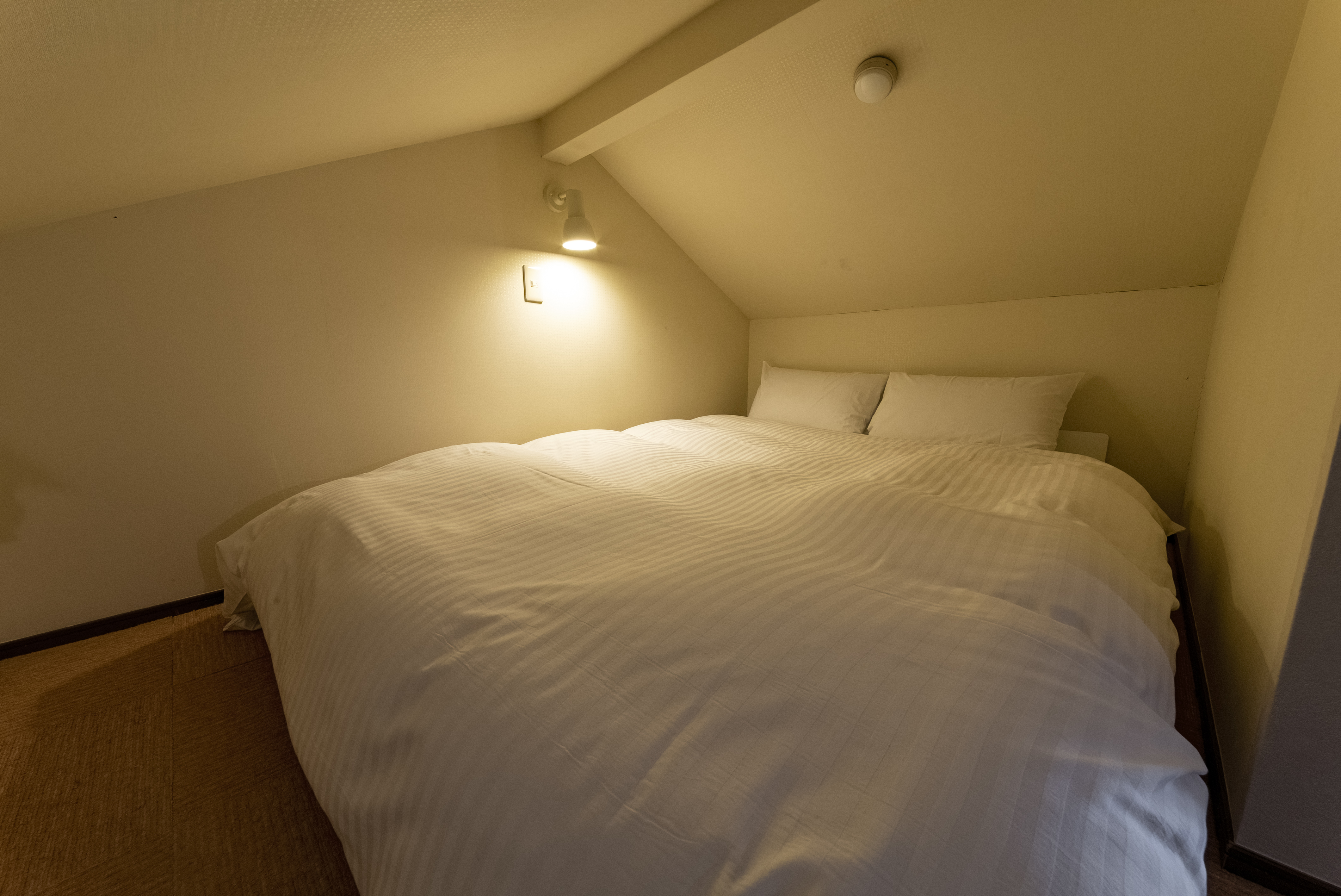 デラックストリプルルーム ロフト付き(ダブルベッド 3台)