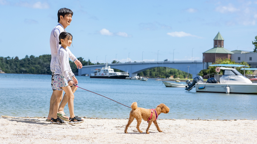 【夏満喫プラン】目の前のビーチで海水浴＆花火！ペットリゾートで夏を楽しもう♪＜スタンダード料理＞