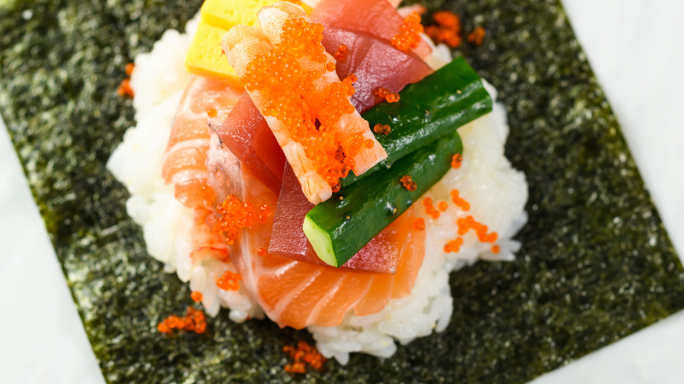 【朝食バイキング】海苔と酢飯で手巻き寿司もお楽しみいただけます♪