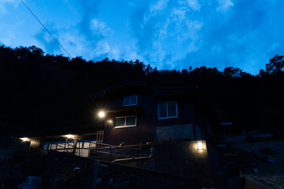 【山の幸コース料理プラン】一日１組限定！古民家をまるまる貸切。二食付で、夕食は山の幸のコース料理！