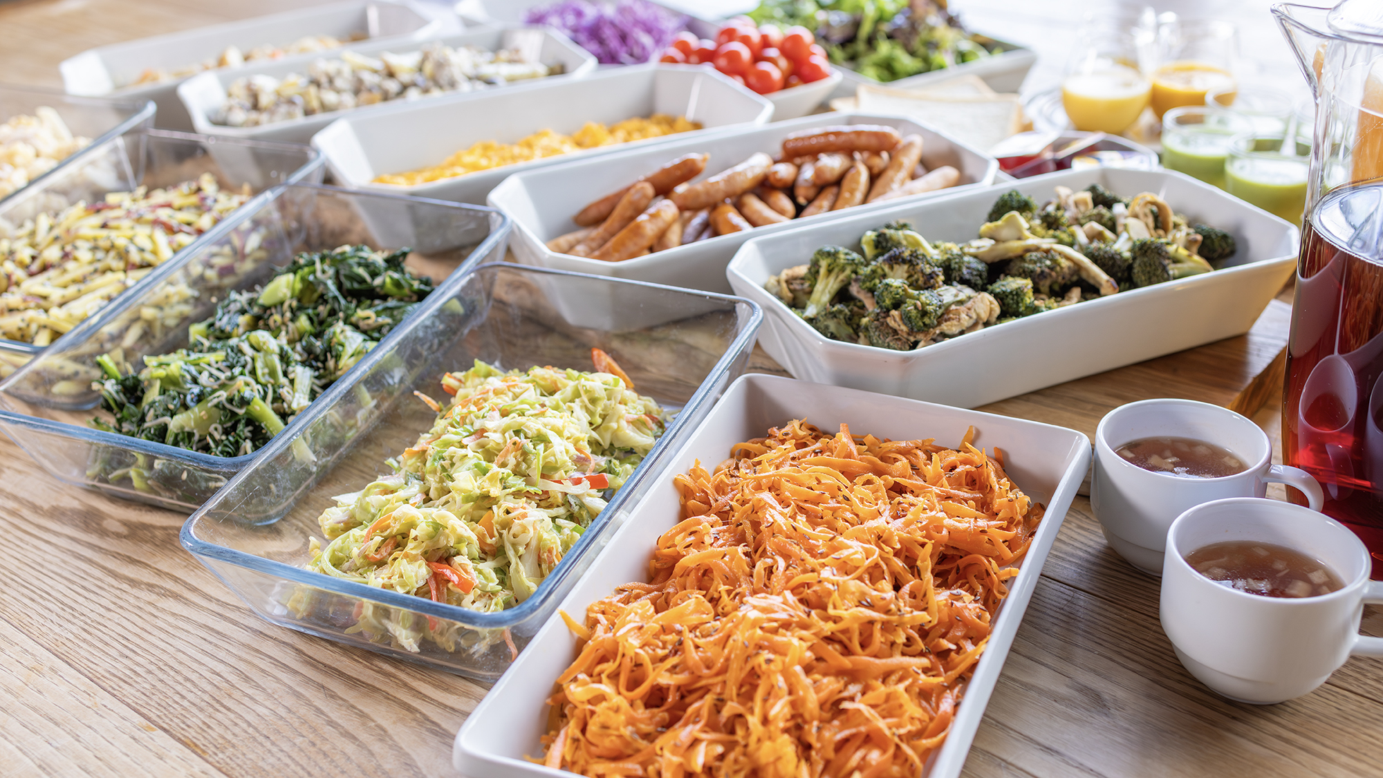 朝食バイキング　おかず一例