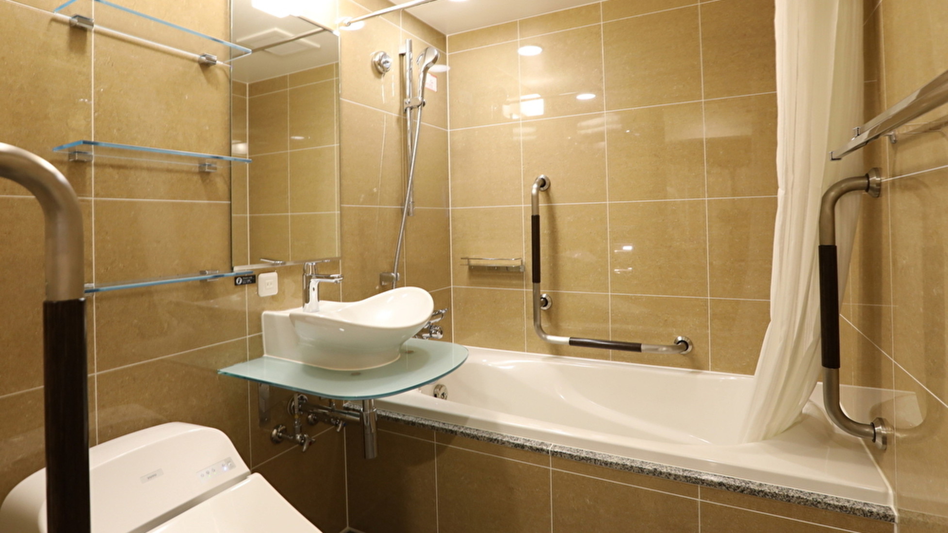 デラックスツインルームバスルーム