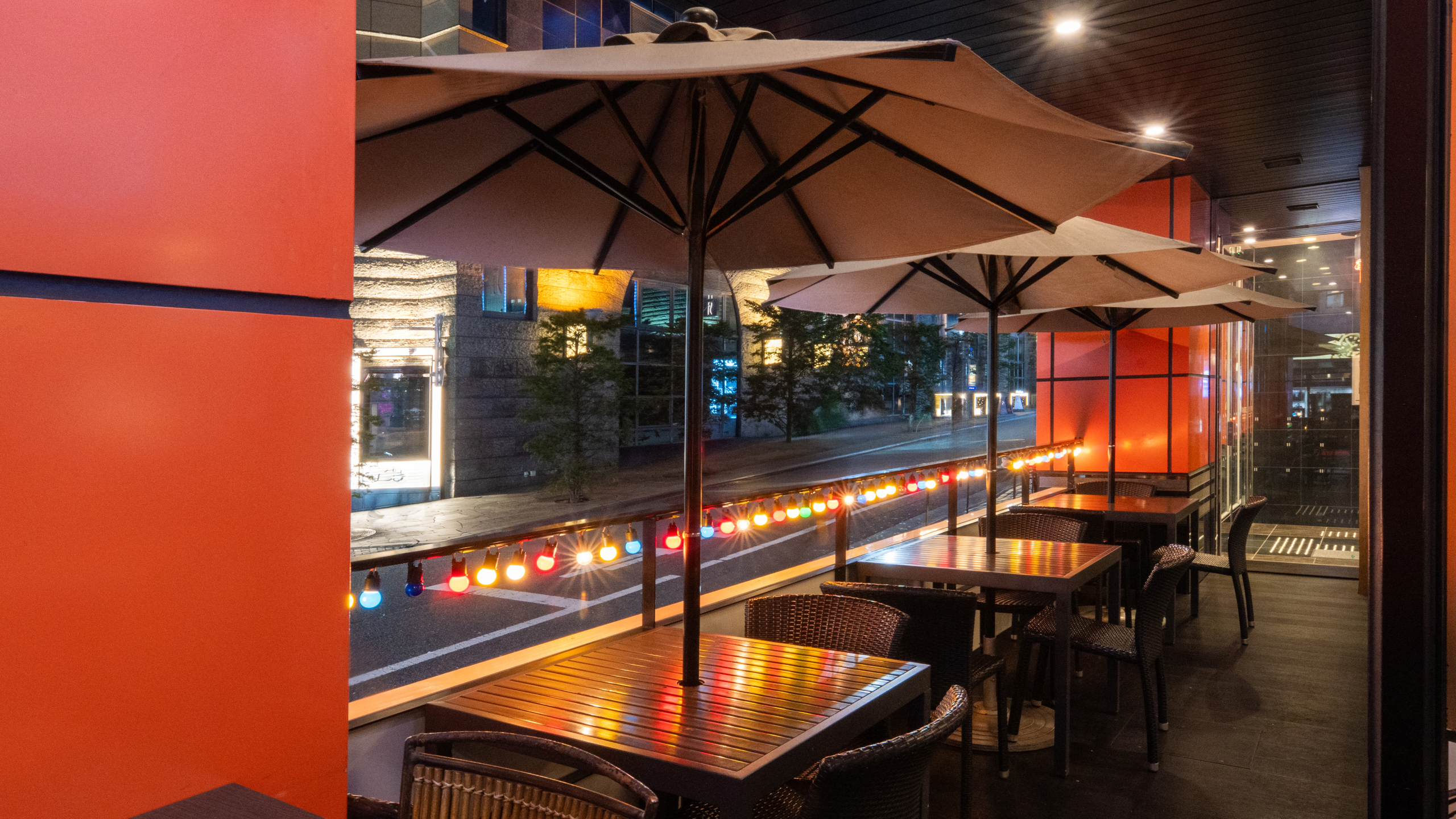 テラス席(夜景)