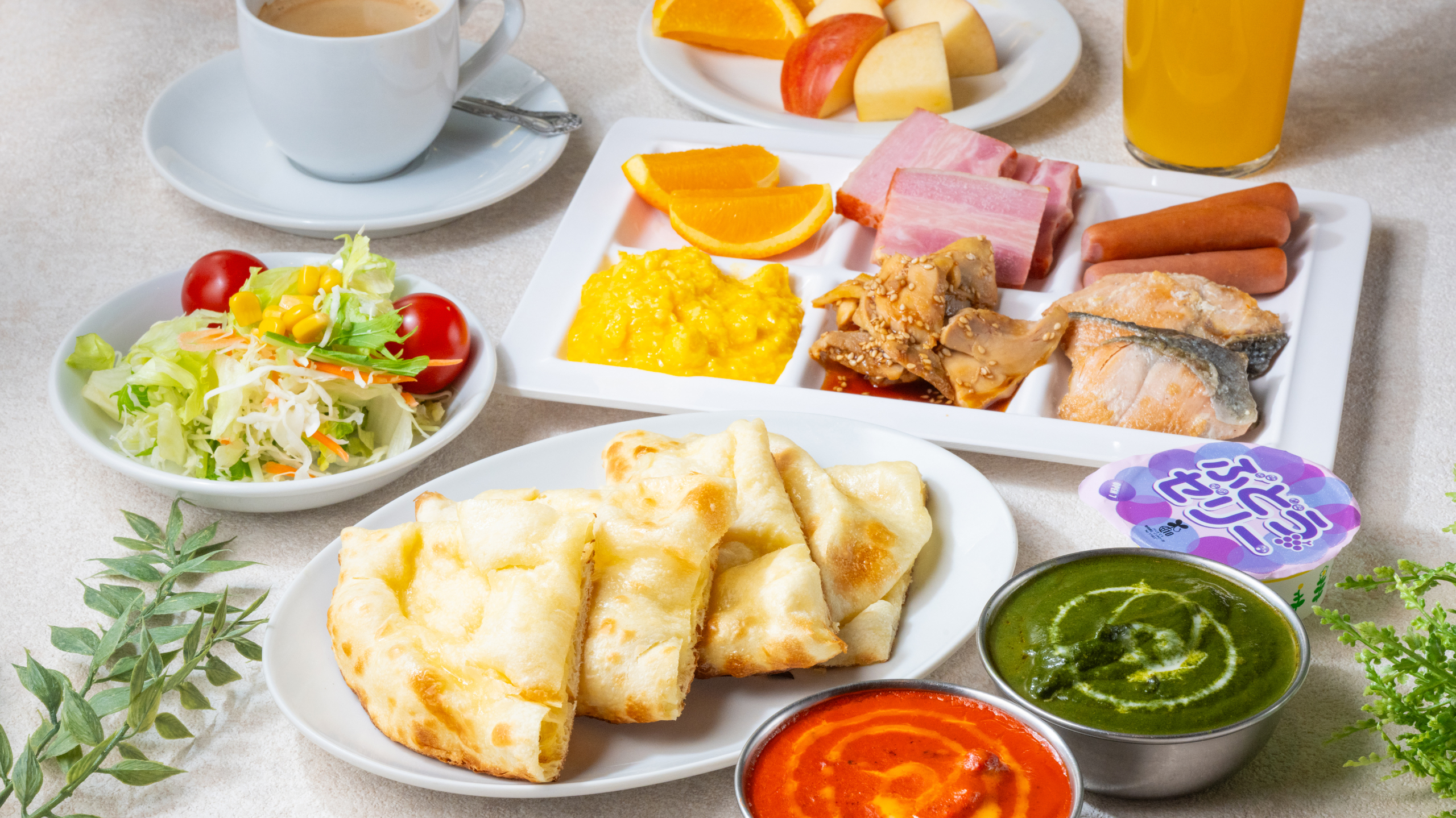 【朝食】盛り付けイメージ