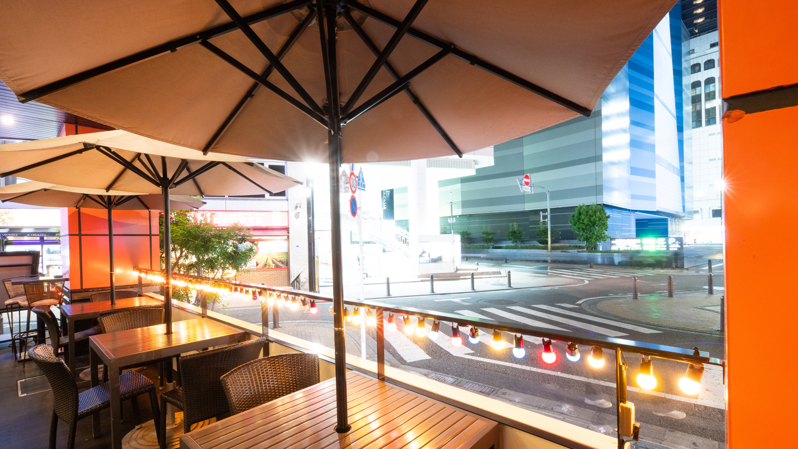 テラス席(夜景)