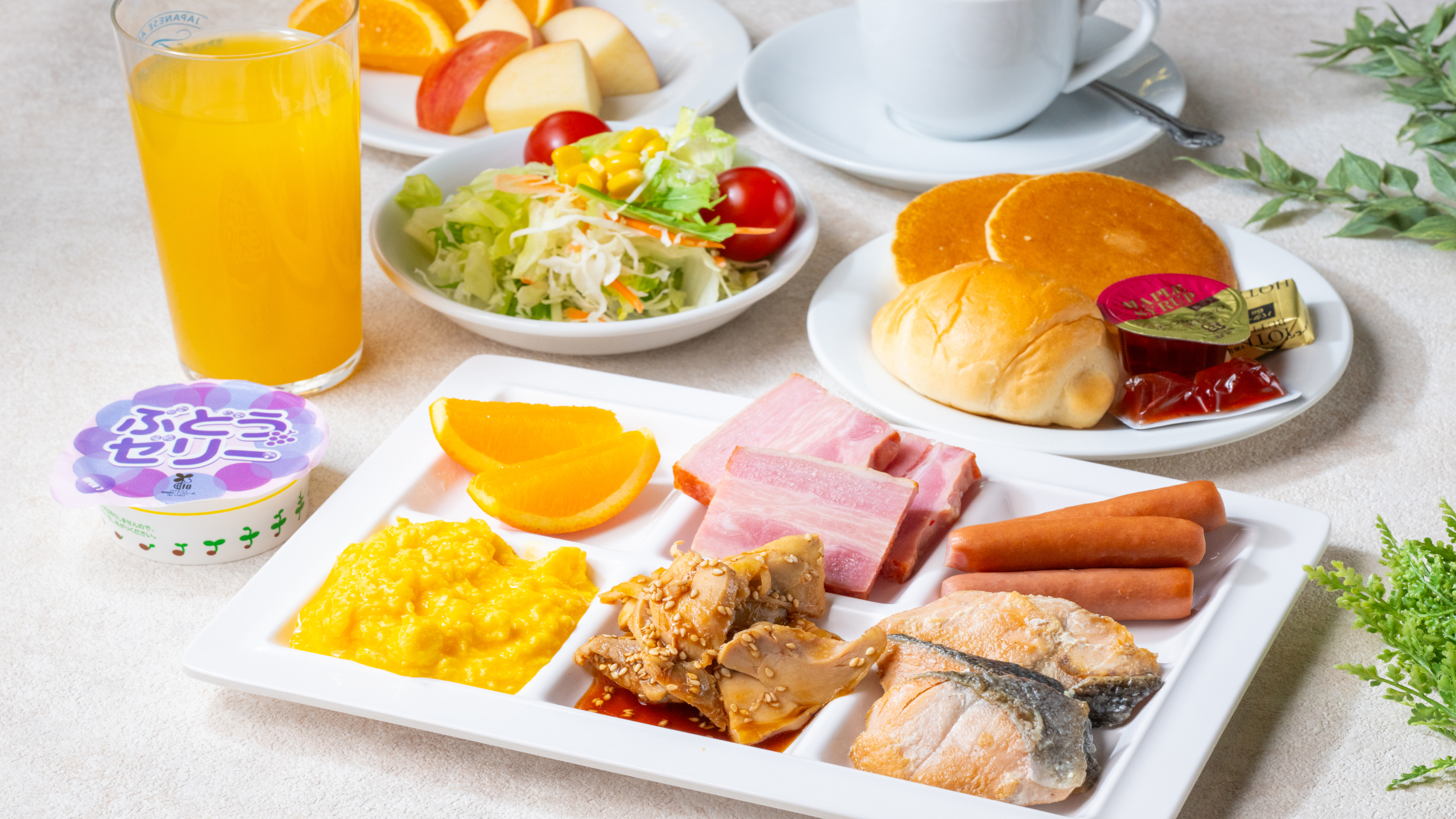 【朝食】盛り付けイメージ