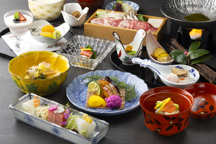 夕朝食付き／日本料理