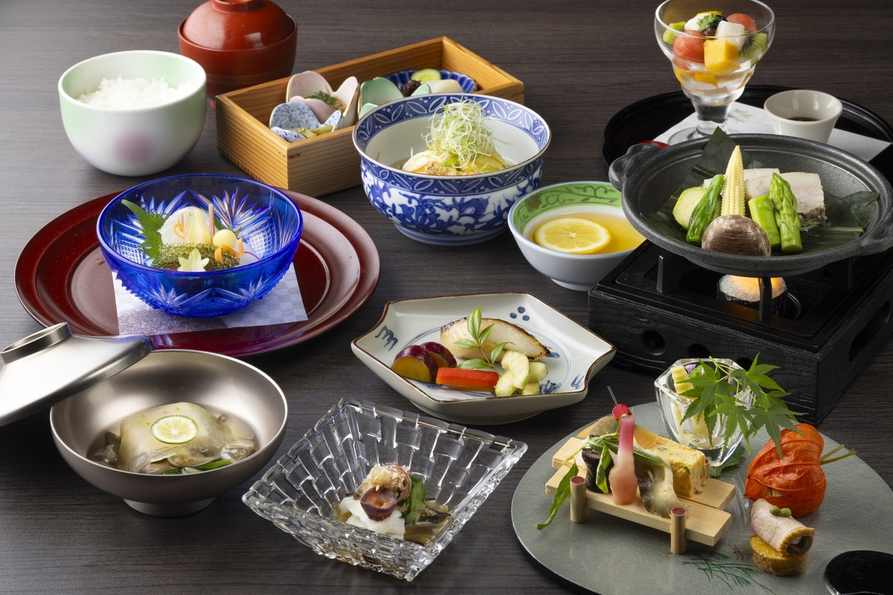 夕朝食付き／日本料理