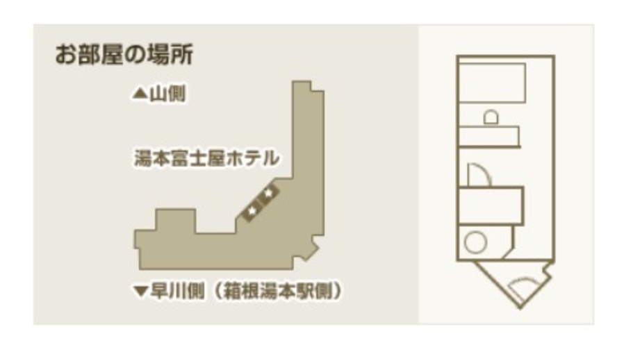 本館　シングルルーム　間取り図