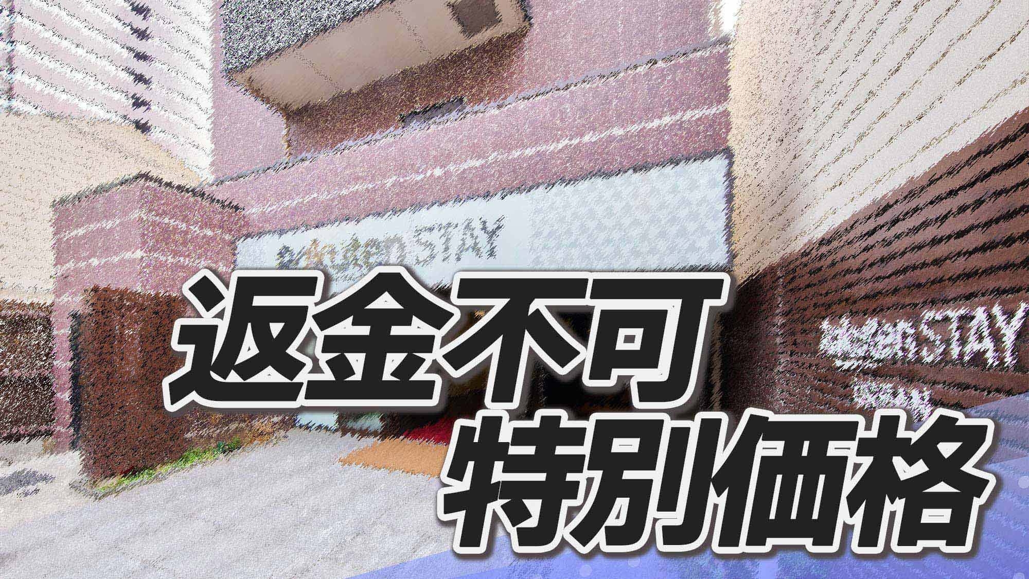 【事前決済限定×返金不可/素泊】返金不可で特別価格！通常価格から12％OFFの特別割引
