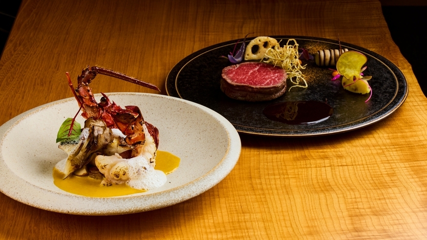 【1泊2食付】レストラン「アトリエ」で唯一無二の食体験　おおいた和牛スペシャルディナーコース