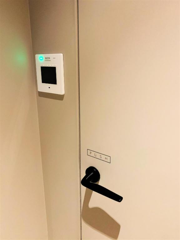 2階女性専用フロアの入口はセキュリティ対応しております。