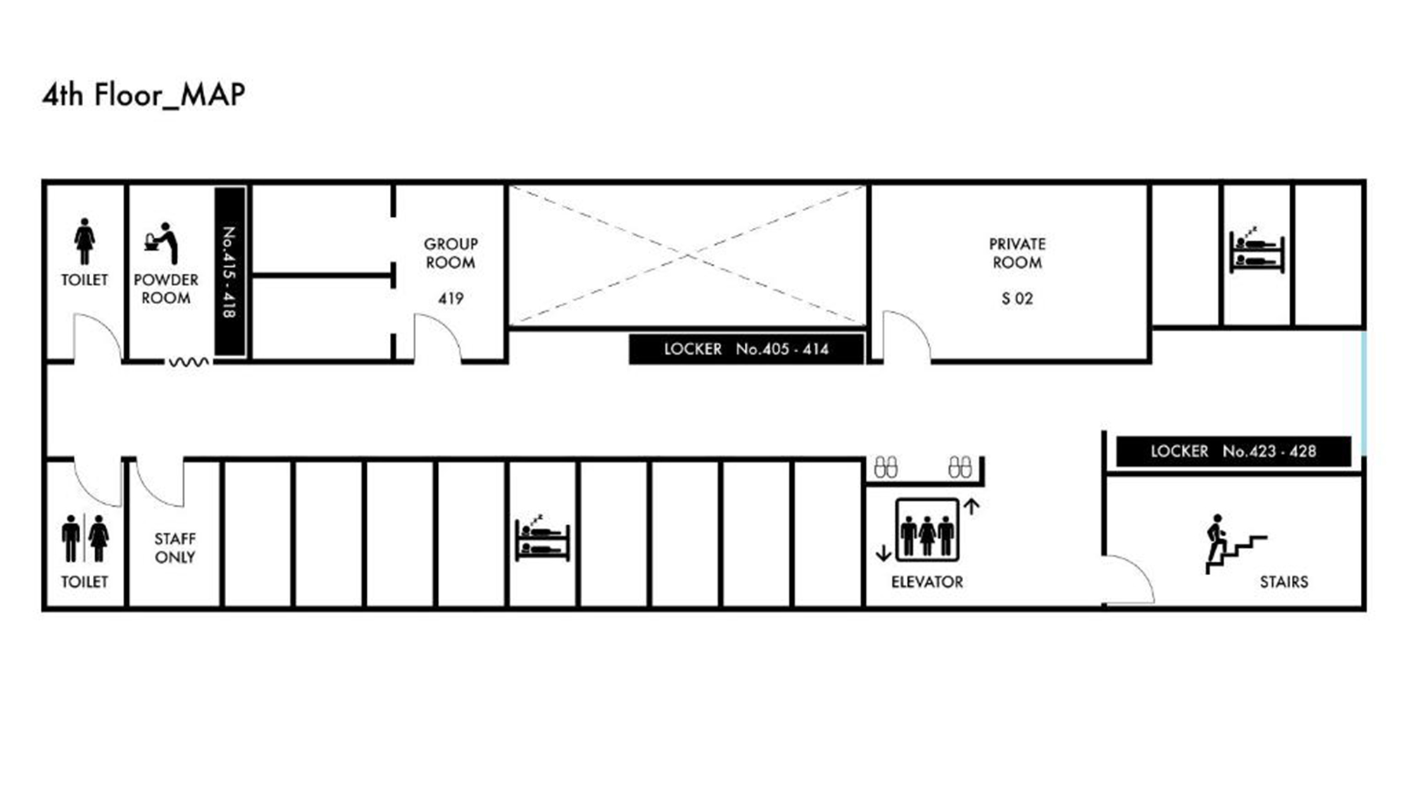 4階フロアマップ