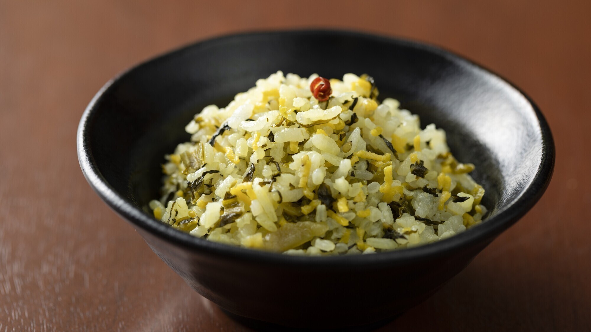 【朝食】おらが町メニュー（高菜めし）