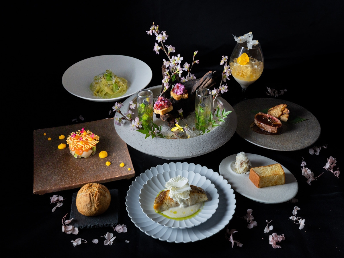 【春限定】旬の食材で春を堪能！フルコースディナー(夕朝食付き)