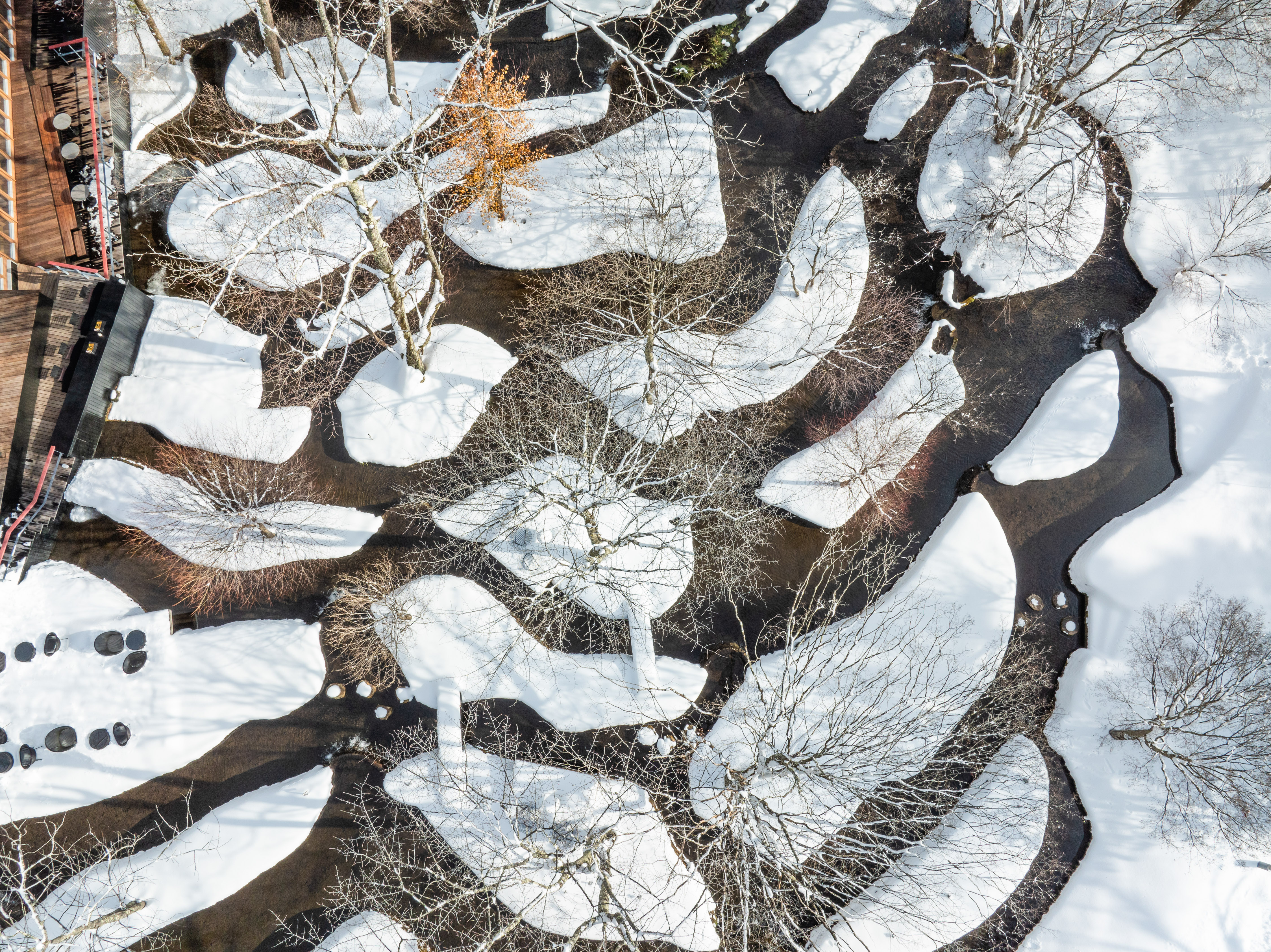 棚田（雪景色2）