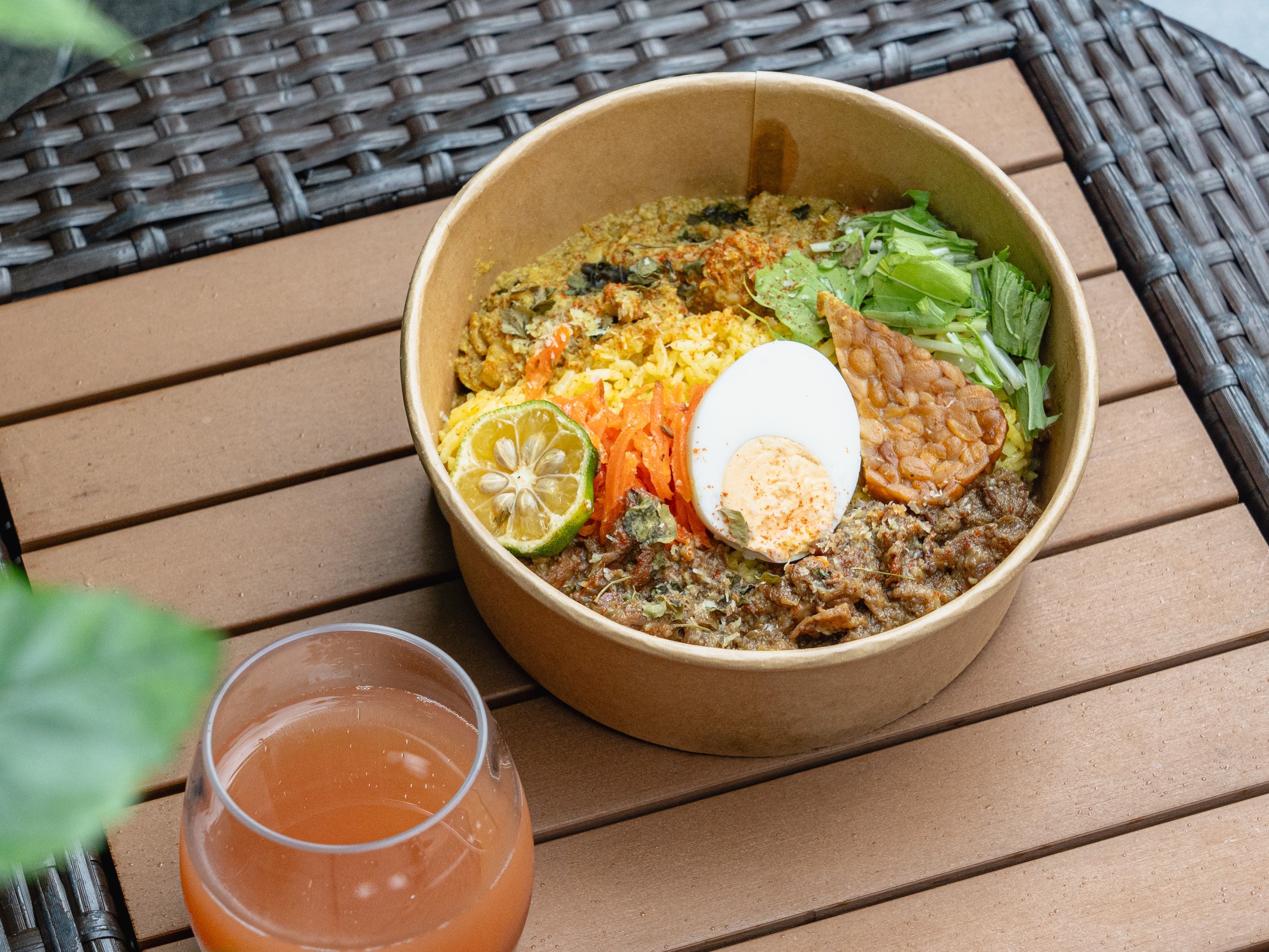 【デリバリー朝食】インドネシアカレー