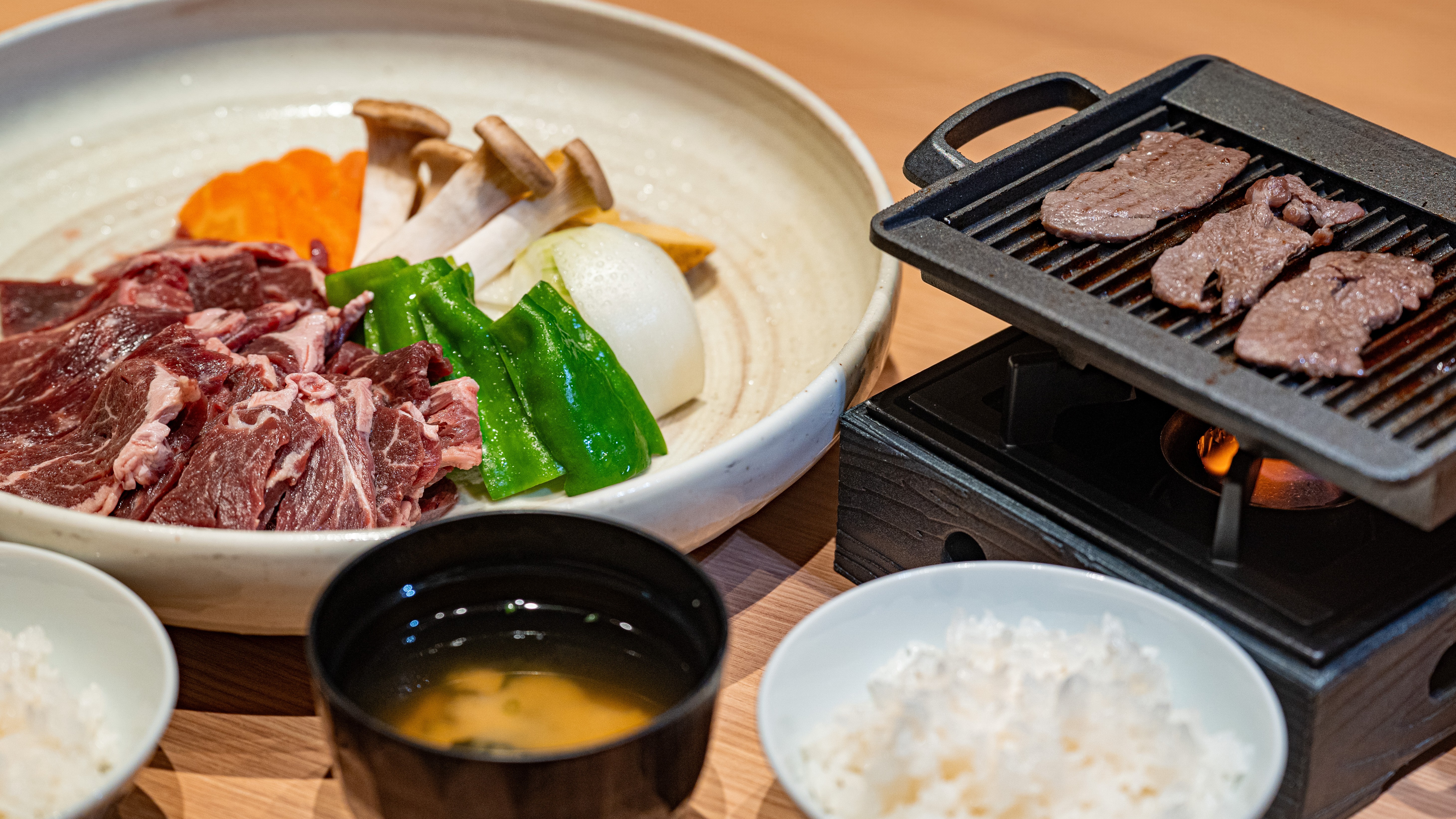 牛サガリ鉄板焼き御膳
