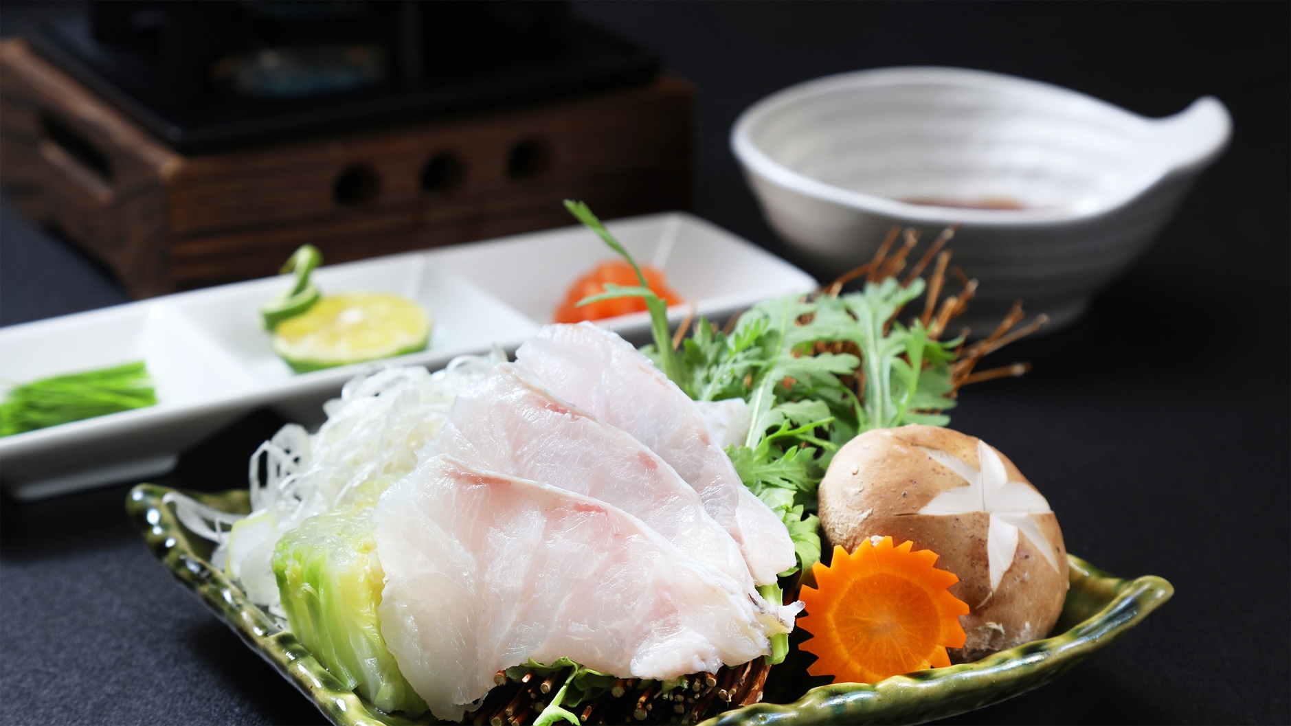 【1泊2食付】幻の高級魚・天然クエのしゃぶしゃぶ鍋プラン