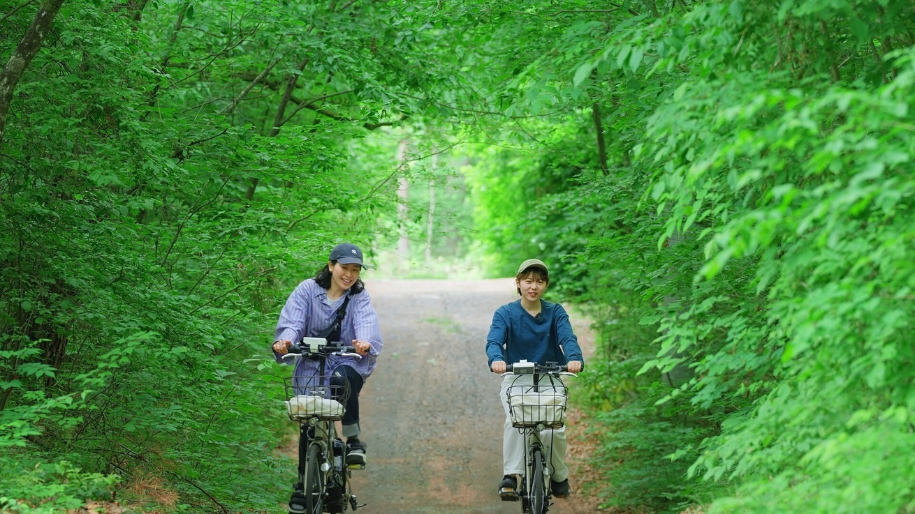 【安曇野の景色を楽しむサイクルロゲイニング♪】 電動レンタサイクル事前予約＆特典付き☆1泊２食☆