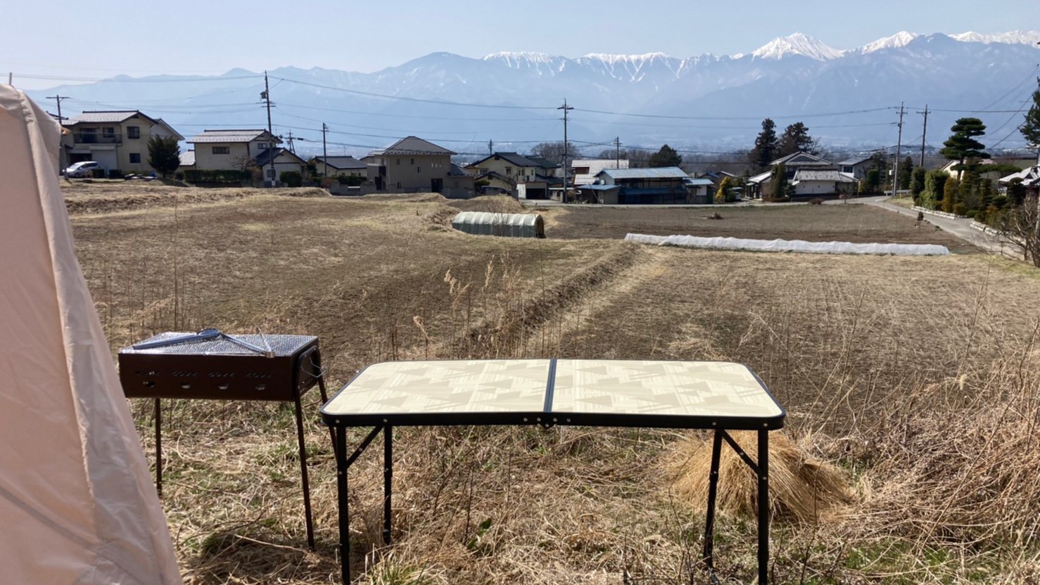 【スモールコテージBBQプラン】安曇野の大空の下、おいしい空気と水、信州の恵みのバーベキュー１泊２食