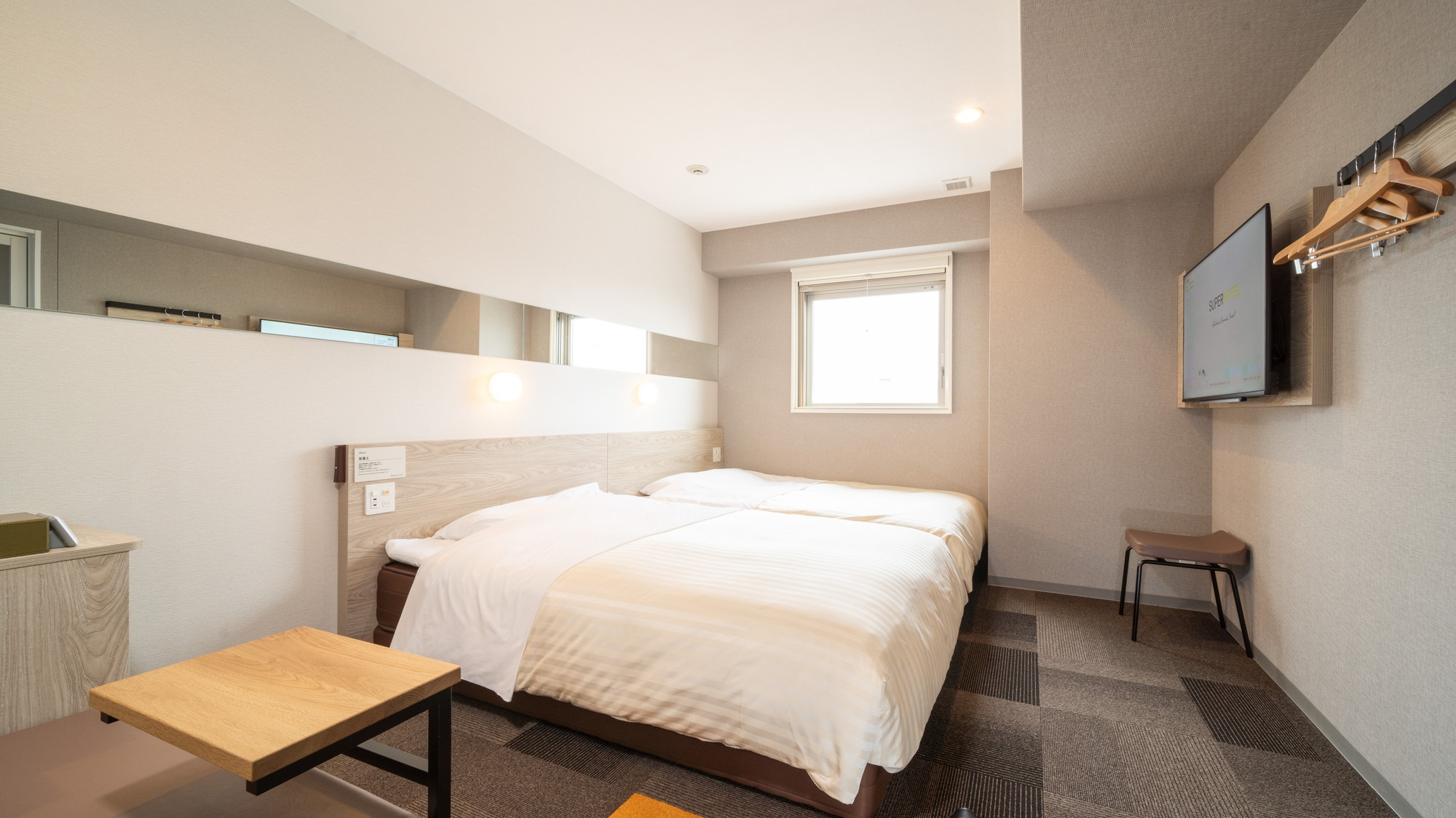 禁煙【素泊まり】ツインルーム【ダブルベット２台】