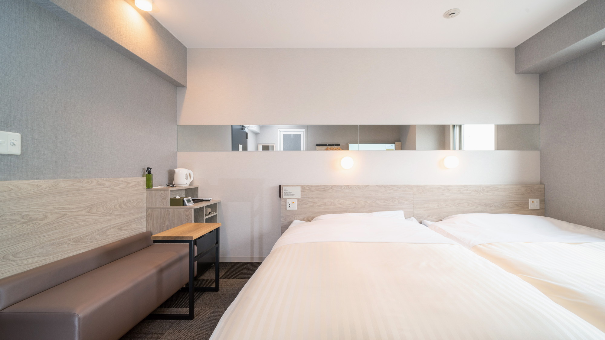 150㎝幅のベッドを2台ご用意♪