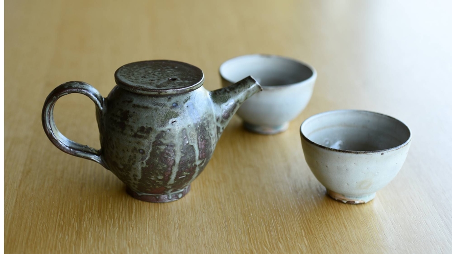 ・地元作家による茶器