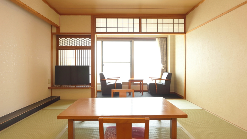 【シニアご夫婦におすすめ】海側眺望確約！オーシャンビュー和室でゆったり一泊二食バイキングプラン