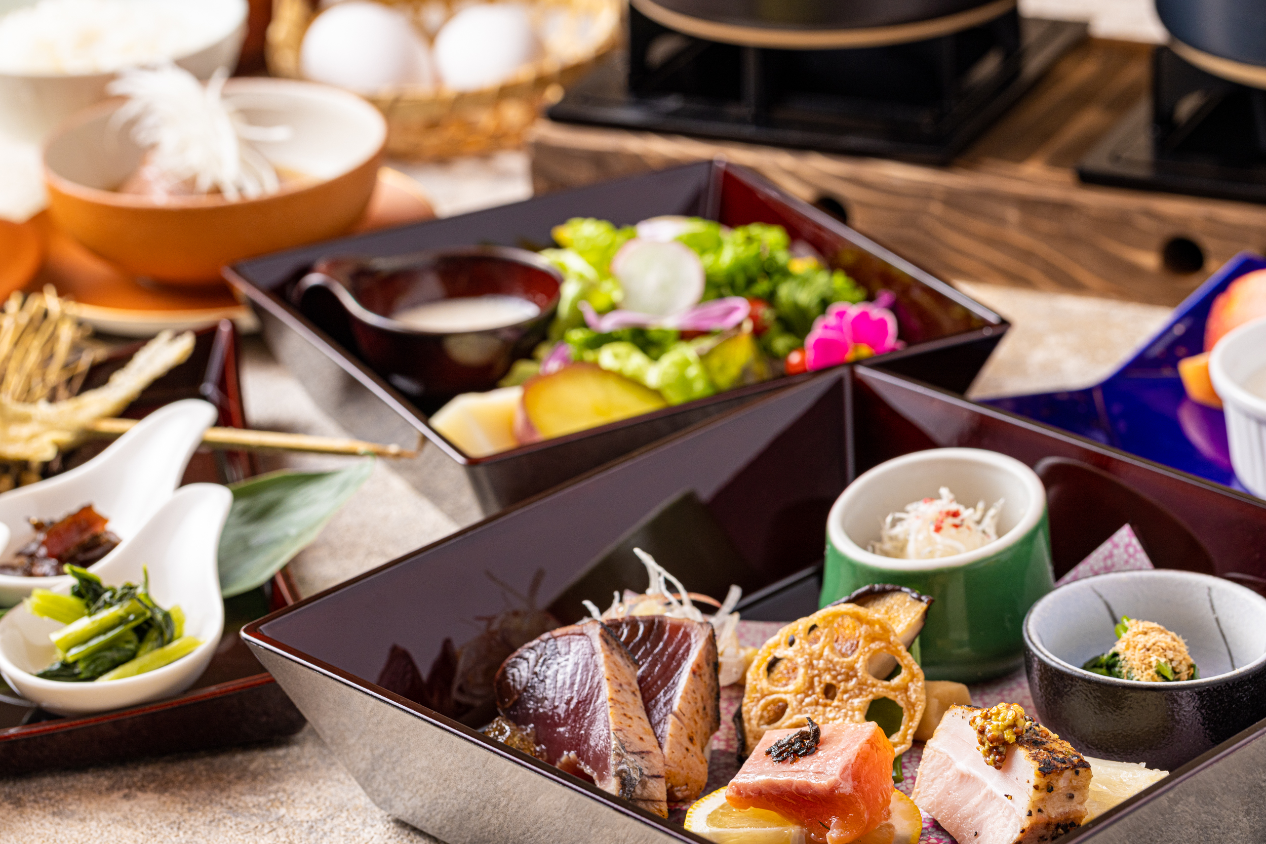 ある春・夏の日の朝食