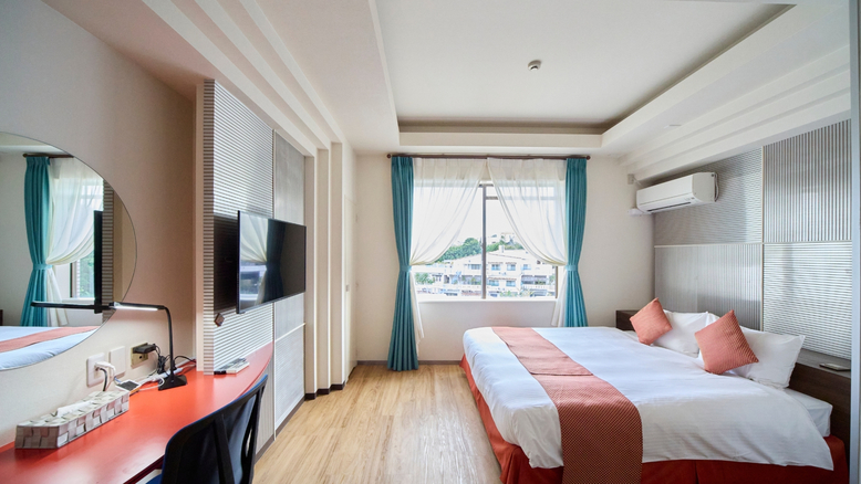 清潔で落ち着いたベッドルーム