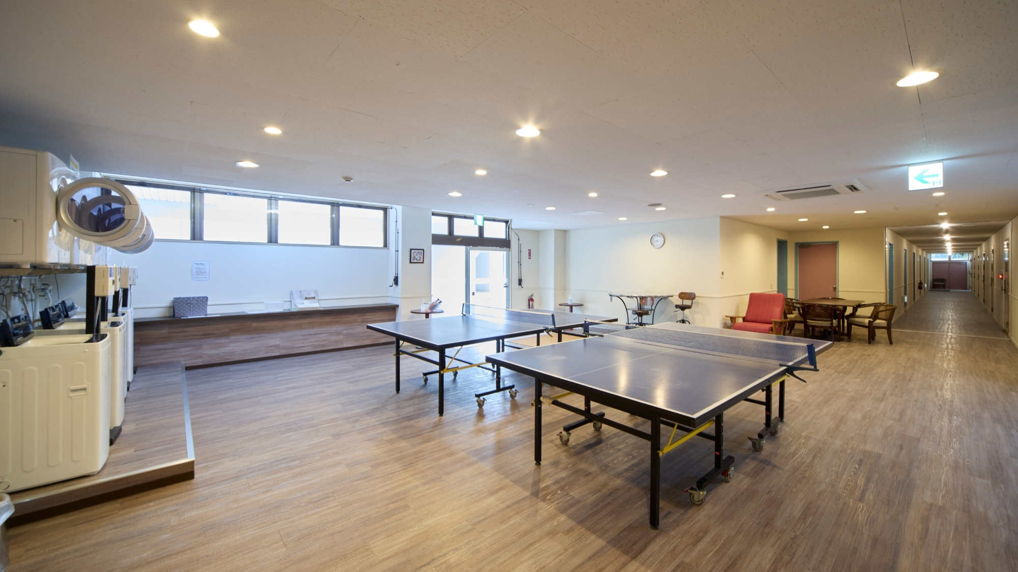 洗濯機スペース　広々としたプレイルーム