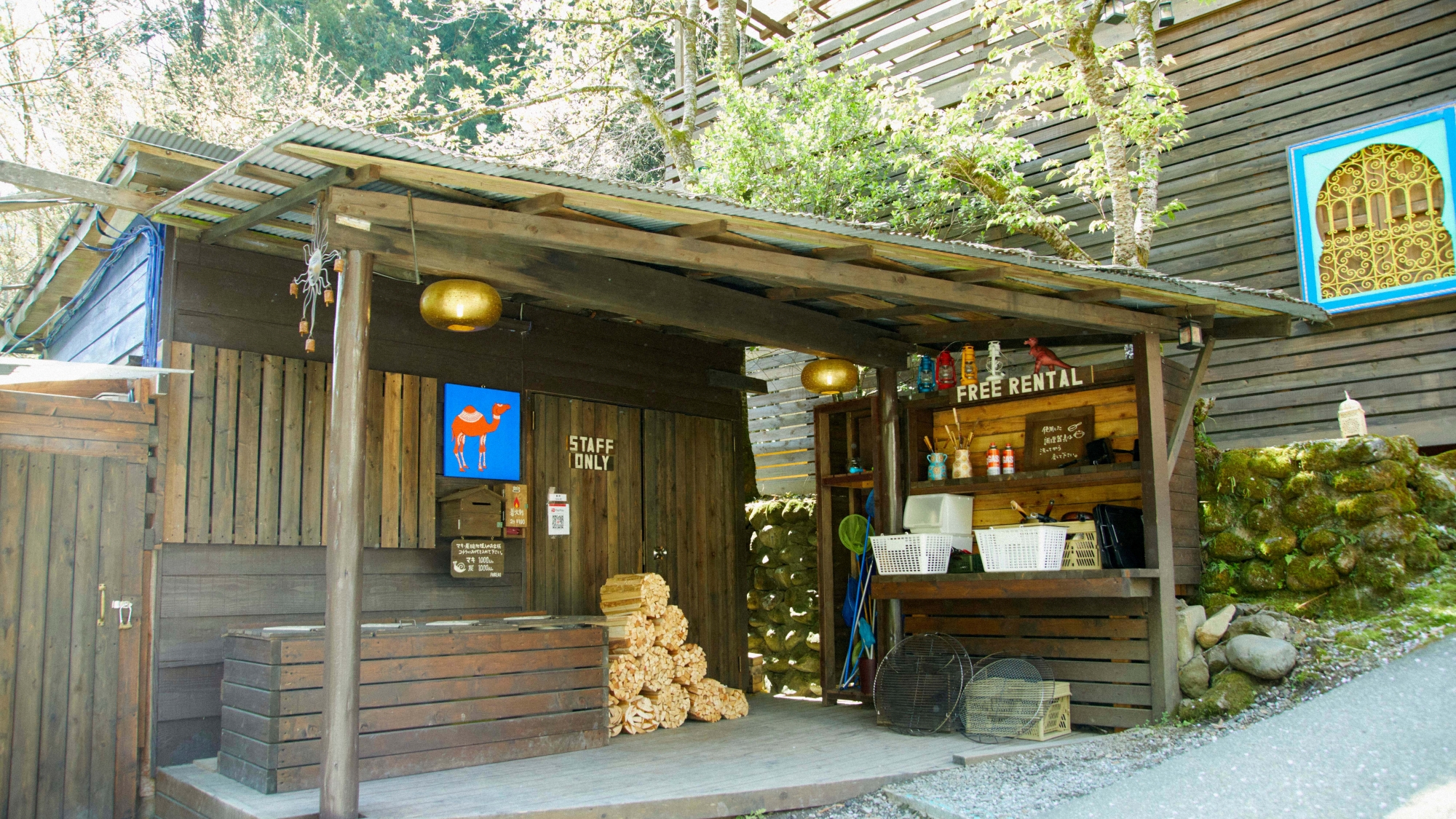 *【共用部／レンタルスペース】自由に使えるレンタル品で手ぶらでも安心。