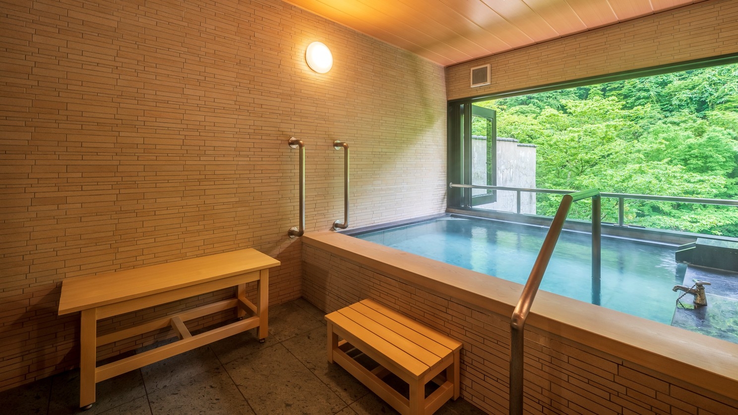 バリアフリー客室プラン＜源泉かけ流し半露天風呂付・１日１室限定＞