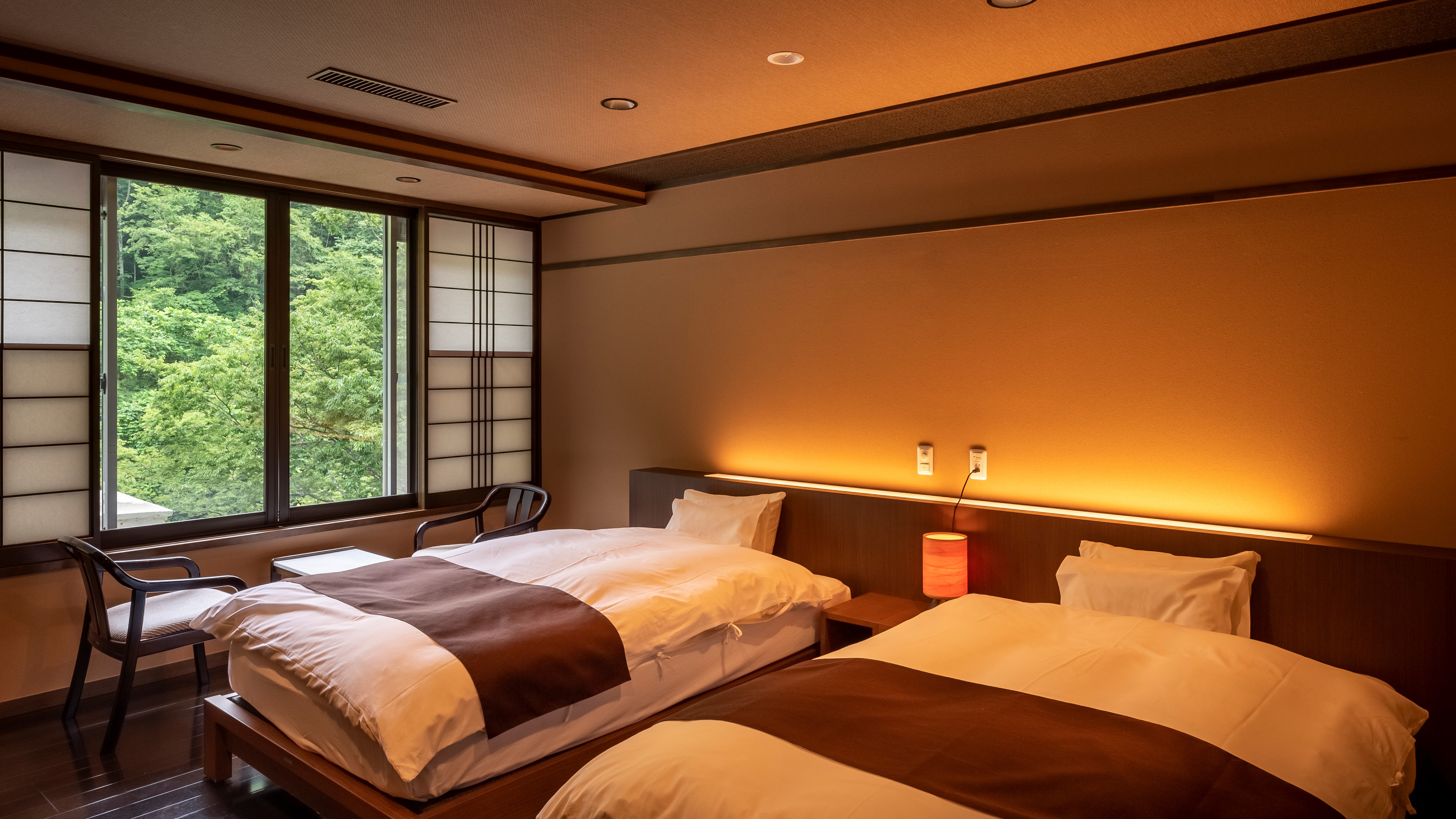 ■なでしこ　新緑の松川渓谷に寄り添うベッドルーム