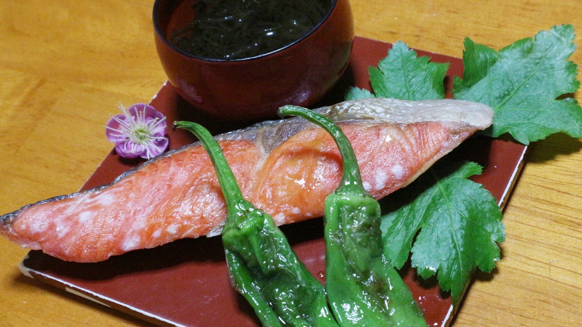 *【朝食一例】焼き魚！旅館定番の和食膳