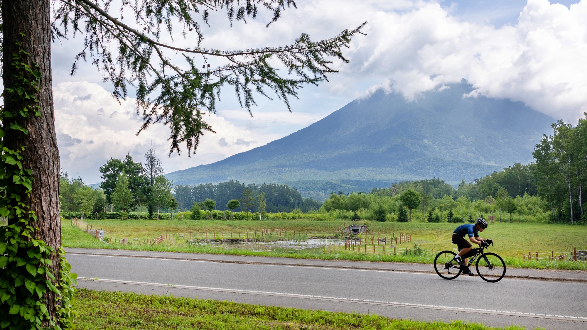 羊蹄山とサイクリング