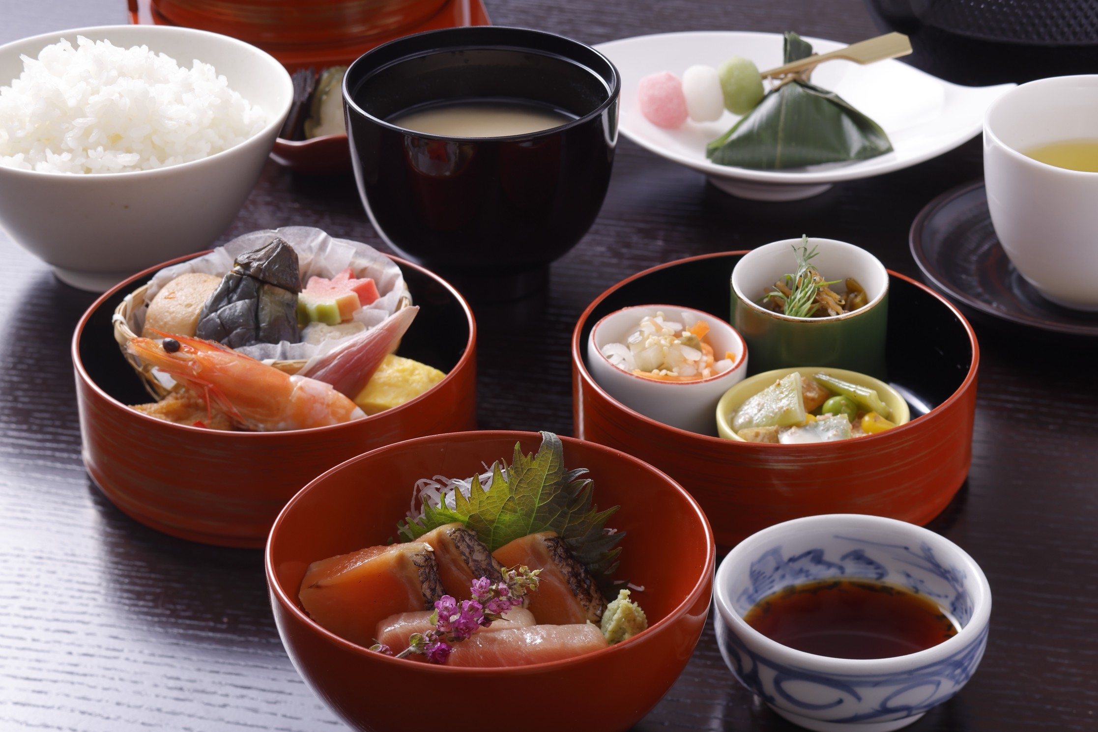 【本格京和朝食】いそべ御膳をお部屋で＜朝食付＞