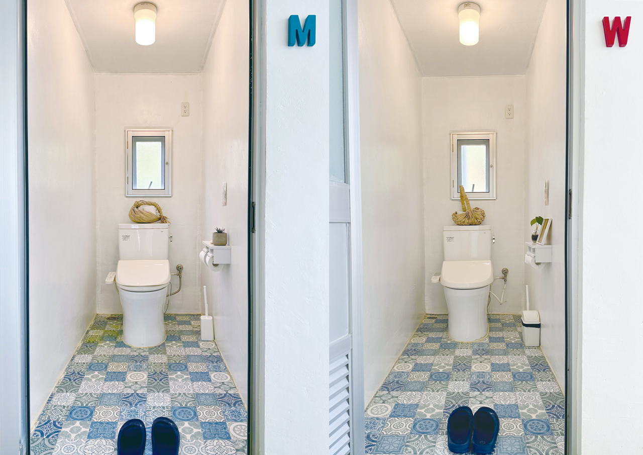 共用トイレ（男女別）