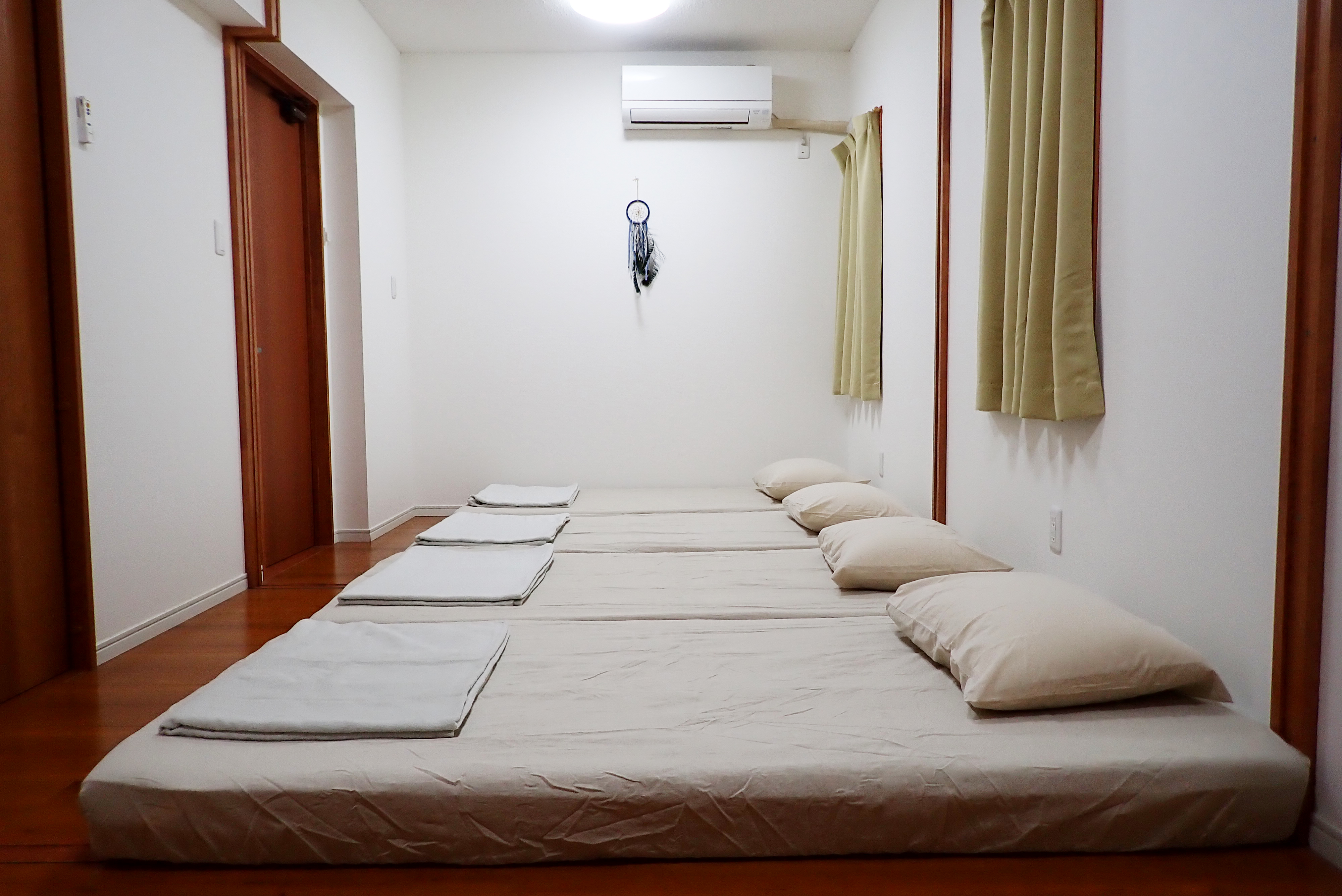 最大4名様まで泊まれる個室