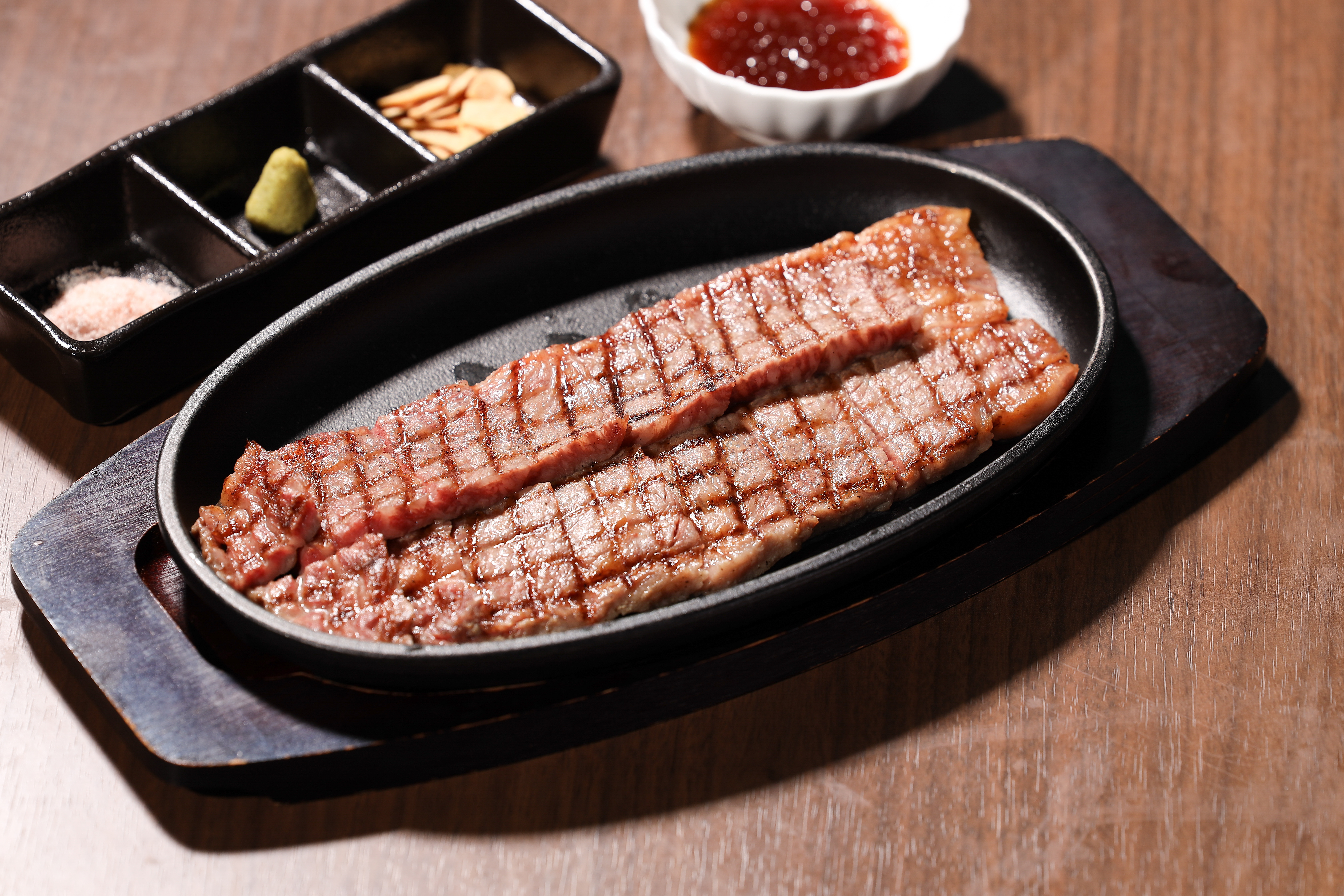 夕食別注ステーキ