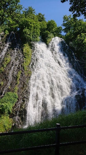 水しぶきがシャワーのように気持ちいい