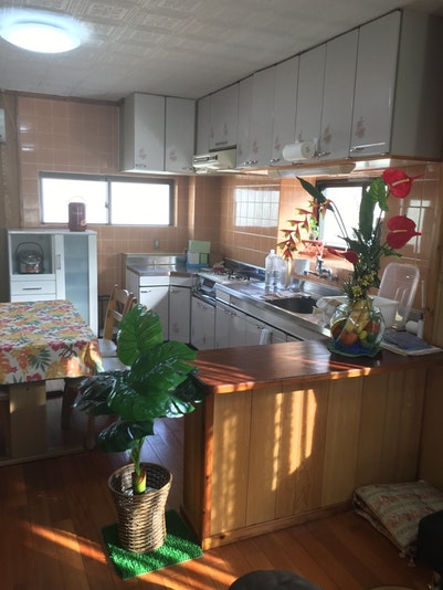 明るいキッチン