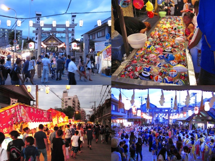 Local Shrine festival in Summer