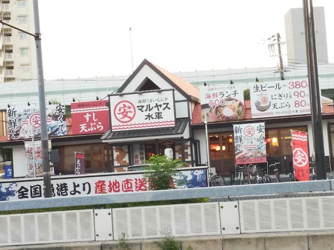 走路2分,日式海料理店