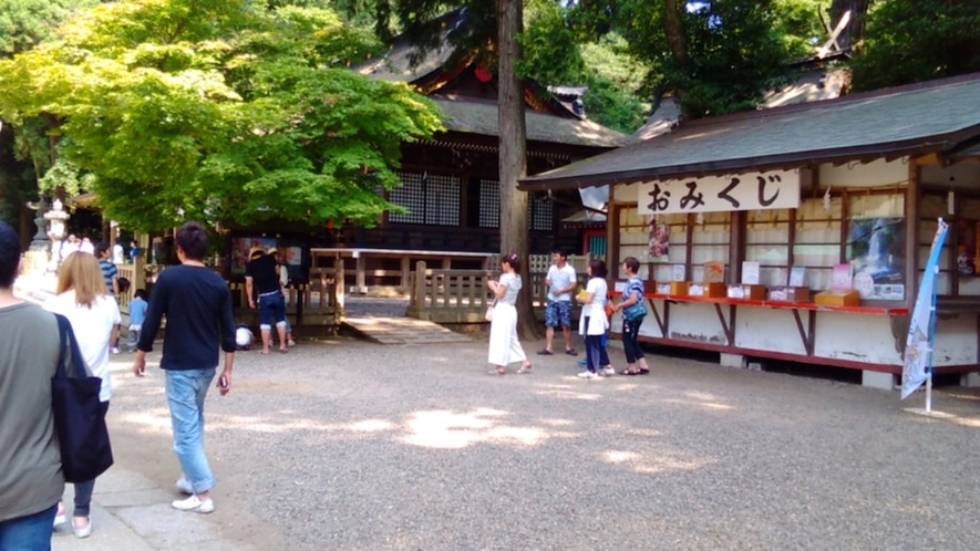 Inside of the shrine, you could buy Japanese writt