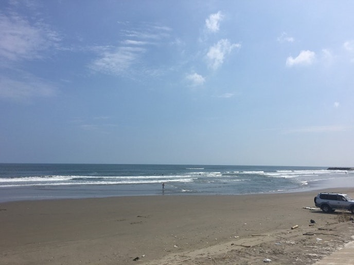 Very calm beach nearby the house. You could feel r